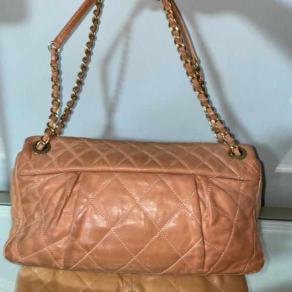 VINTAGE CHANEL LAMBSKIN IN PINK SALMON COLOR - Picture 6 of 14